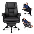 Big and Tall Office Chair with Retractable Footrest 500 lbs by LJGDeals