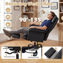 Big and Tall Office Chair with Retractable Footrest 500 lbs by DirectDeals