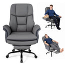 Big and Tall Office Chair with Retractable Footrest 500 lbs by LJGDeals