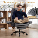 Big and Tall Office Chair with Retractable Footrest 500 lbs by DirectDeals