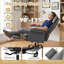 Big and Tall Office Chair with Retractable Footrest 500 lbs by LJGDeals
