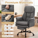 Big and Tall Office Chair with Retractable Footrest 500 lbs by LJGDeals