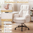 Big and Tall Office Chair with Retractable Footrest 500 lbs by LJGDeals
