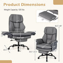 Big and Tall Office Chair with Retractable Footrest 500 lbs by LJGDeals