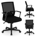Ergonomic Desk Chair with Lumbar Support and Rocking Function-Black by LJGDeals