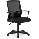Ergonomic Desk Chair with Lumbar Support and Rocking Function-Black by LJGDeals