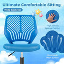 Height-adjustable Ergonomic Kids Desk Chair with Universal Casters by LJGDeals