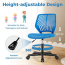 Height-adjustable Ergonomic Kids Desk Chair with Universal Casters by LJGDeals