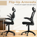 Ergonomic Mesh Office Chair with Adjustable Height for Home Office-Black by LJGDeals