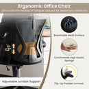 Ergonomic Mesh Office Chair with Adjustable Lumbar Support and Flip-up Armrests-Black by LJGDeals