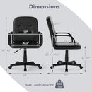 Ergonomic Office Chair with 360-degree Wheels by LJGDeals