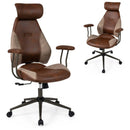 Ergonomic Office Chair Computer Desk Chair with 2D Headrest and Rocking Backrest by LJGDeals