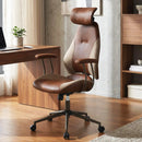 Ergonomic Office Chair Computer Desk Chair with 2D Headrest and Rocking Backrest by LJGDeals