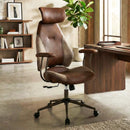 Ergonomic Office Chair Computer Desk Chair with 2D Headrest and Rocking Backrest by LJGDeals