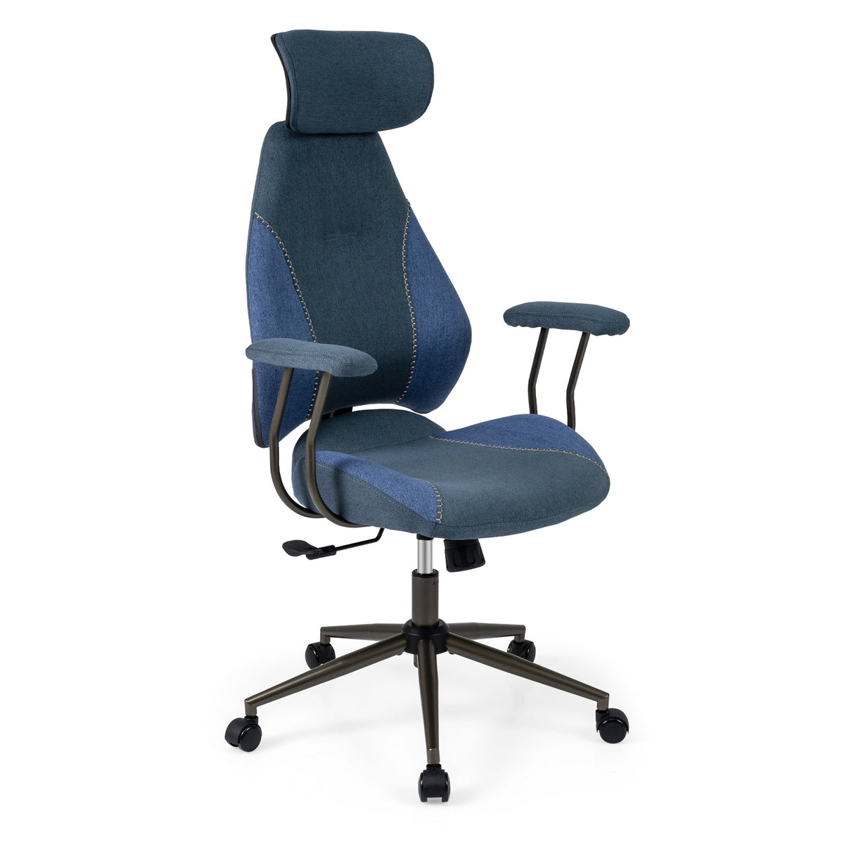 Ergonomic Office Chair Computer Desk Chair with 2D Headrest and Rocking Backrest, photo 20 of 24