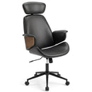Ergonomic Office Chair with Headrest Adjustable Height for Home Office and Study by DirectDeals