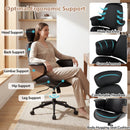 Ergonomic Office Chair with Headrest Adjustable Height for Home Office and Study by LJGDeals