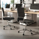 Ergonomic Office Desk Chair with Rocking Backrest and Height-adjustable Padded Seat-Gray by LJGDeals