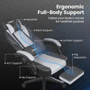 Ergonomic Video Game Chair with Headrest and Reclining Backrest by LJGDeals