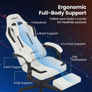 Ergonomic Video Game Chair with Headrest for Home Office by LJGDeals