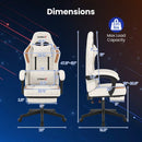 Ergonomic Video Game Chair with Headrest for Home Office by LJGDeals