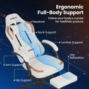 Ergonomic Video Game Chair with Headrest for Home Office by LJGDeals