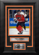 Eric Lindros in Action Philadelphia Flyers 8" x 10" Framed Hockey Photo with Engraved Autograph by Dynasty Sports & Framing