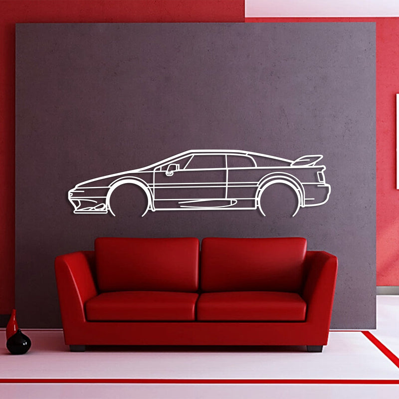 Esprit Turbo Detailed Metal Car Wall Art - MT964