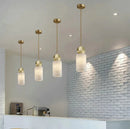 Etruscan Alabaster Pendant Light
