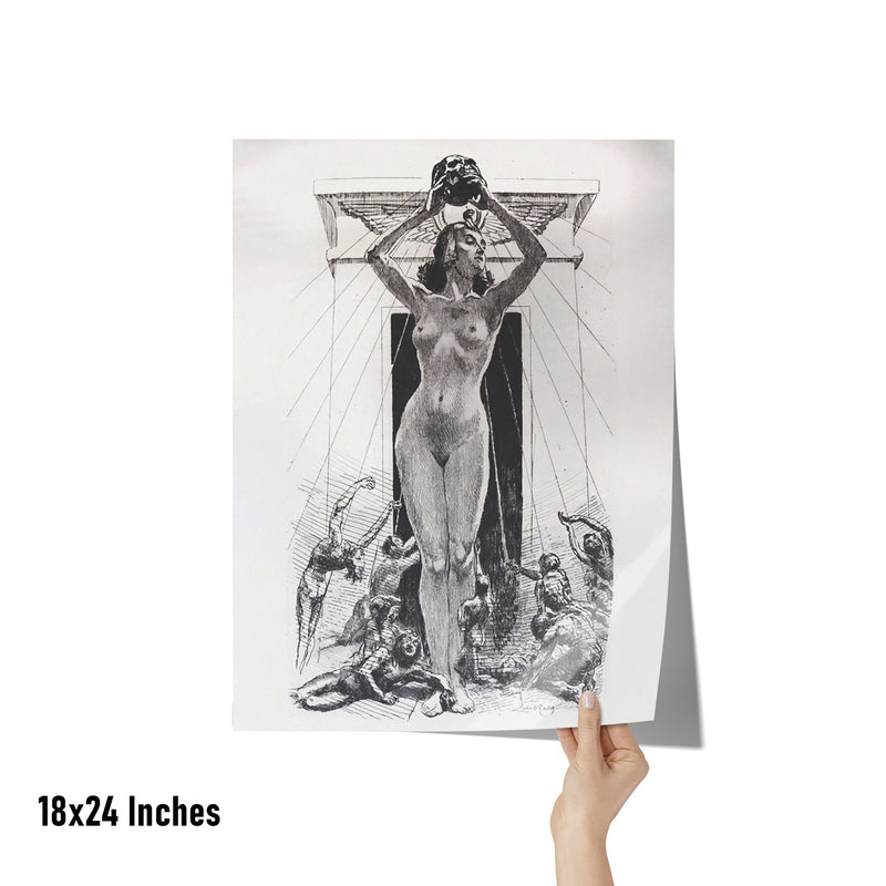 "L’Atlantide" by Almery Lobel-Riche Matte Poster