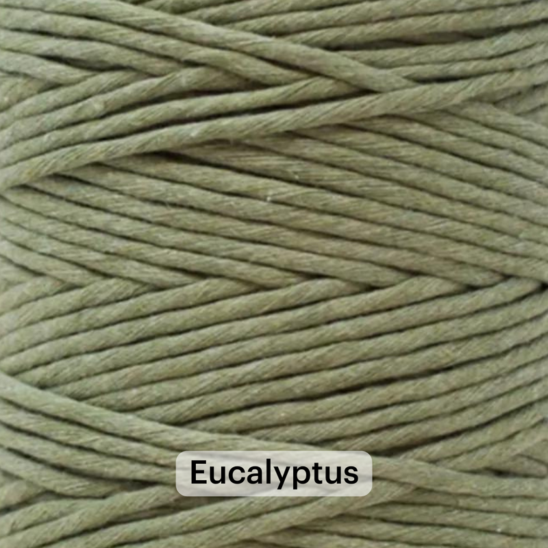 SOFT COTTON CORD ZERO WASTE 4 MM - 1 SINGLE STRAND - SAMPLES