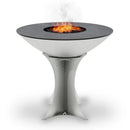 Arteflame 40″ Platinum Series — Stainless Fire Bowl Flat-Top Grill with Euro Base (Stainless or Powder-Coated: Black/Red/Yellow)