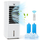 Evaporative Air Cooler and Heater with 3 Modes 3 Speeds and 2 Ice Boxes-White by LJGDeals