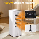 Evaporative Air Cooler and Heater with 3 Modes 3 Speeds and 2 Ice Boxes-White by LJGDeals