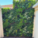 Evergreen Triptych Artificial Vertical Garden Green Wall Panel Set of 3 33 SQ FT – UV Resistant – Commercial Grade