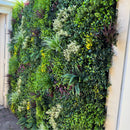 Evergreen Triptych Artificial Vertical Garden Green Wall Panel Set of 3 33 SQ FT – UV Resistant – Commercial Grade