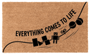 Everything Comes to Life Coir Mat