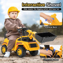 Excavator Digger Toy with Adjustable Bucket-Yellow by LJGDeals