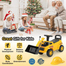 Excavator Digger Toy with Adjustable Bucket-Yellow by LJGDeals