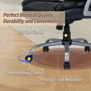Executive Office Chair Leather Ergonomic Computer Desk Chair with Padded Seat and Armrests by LJGDeals