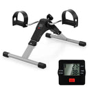 Under Desk Exercise Bike Pedal Exerciser with LCD Display for Legs and Arms Workout by LJGDeals