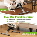 Under Desk Exercise Bike Pedal Exerciser with LCD Display for Legs and Arms Workout by LJGDeals