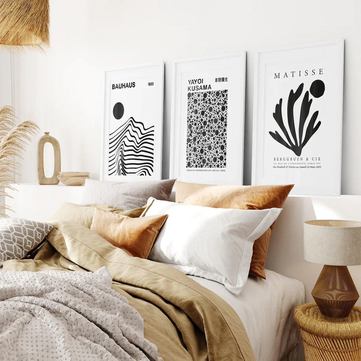 Set Of 3 Black and White Minimalist Prints, photo 3 of 9