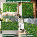 Expandable Fence Privacy Screen Decorative Faux Fencing Panel with Real Willow Frame by LJGDeals