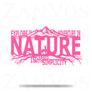 Explore The Adventure In Nature