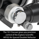 AR102 Air-Spaced Doublet Refractor