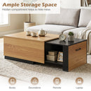 Extendable Coffee Table with Hidden Storage Compartment by DirectDeals