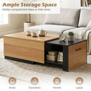 Extendable Coffee Table with Hidden Storage Compartment by LJGDeals