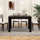 Extendable Dining Table for 4-8 People 47"-62" Large Rectangular Kitchen Table by LJGDeals