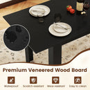 Extendable Dining Table for 4-8 People 47"-62" Large Rectangular Kitchen Table by LJGDeals